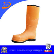 Fashion Bright Yellow Knee High Steel Toe Boots (ST-1772)